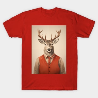 Reindeer Portrait T-Shirt